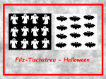 Halloween Tischstreu - Dekoration