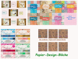 Papier Design-Blöcke