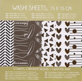 Washi sheets 12 Bogen Papier Klebefolie - (0,220/Bogen )
