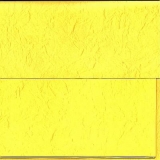 Viereckkarte und Briefumschlag - Extragre - Gelb