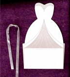 Faltgeschenkschachtel Brautkleid