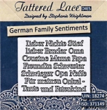 Tattered Lace Stanzschablonen deutsche Schriftzge