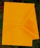 Klappkarte - goldgelb - mit Briefumschlag