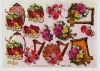 3D-Bogen, geprgt - Motiv Blumenrahmen II