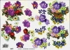 3D-Bogen, geprgt - Motiv Blumen schenken