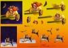 3D-Bogen Hund und Katze