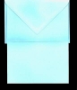 Klappkarte mit passendem Umschlag - pastellblau