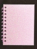 Notizbuch mit Spiralbindung - Glimmerrosa