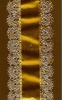 Deko - Papierbordre,  geprgt - gold - 7 cm x  1 Meter - ( 1,55/m )