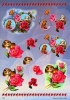 3D-Bogen - Motiv Hund mit Rose