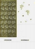1 Bogen Ziersticker - Motiv Goldengel