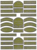 Folienschriften auf Samtoptik - grn-silber