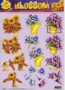 3D-Bogen - Motiv Bunte Blumen - Blossom 4
