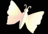 Stanzkarte - Schmetterling II - rosa - mit Umschlag