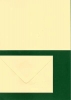 Klappkarte - chamois - mit Briefumschlag