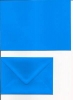 Klappkarte - knigsblau - mit Briefumschlag