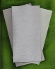 Klappkarte lang- Briefumschlag - Einlegeblatt - silber