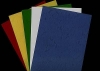 Karten-Karton-Set, geprgt, Lederoptik - 5 Blatt