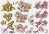 3D-Bogen -Motiv Schmetterlinge -