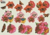 3D-Bogen - Motiv Farbenfrohe Schmetterlinge auf Blten