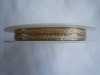 Lurexband 3mm - gold - (  0,38/m)