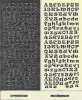 1 Bogen Sticker, Buchstaben- und Zahlenmix - silber