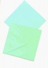 Viereckkarte mit Briefumschlag , hellgrn