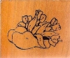 Restposten - Motivstempel - Holzschuhe mit Blumen