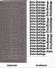 1 Stickerbogen - Schriftzge - Frohe Festtage - silber