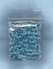Halbperlen - transparent - hellblau - 100 Stck