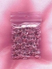 Halbperlen - transparent - rosa - 100 Stck
