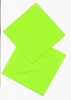Viereckkarte mit Briefumschlag, lindegrn