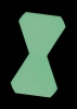 Stanzkarte - Motiv Vase - mittelgrn