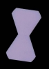 Stanzkarte - Motiv Vase violett
