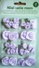 Satinrosen Set  violett  28 Rosen  (  0,079/ Stck )