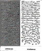 1 Bogen Ziersticker - Gemischte Schriftzge - multicolor