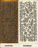 1 Bogen Ziersticker - Paisleymotive - gold