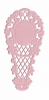 Zierdeckchen - "Spitzendesign" - rosa